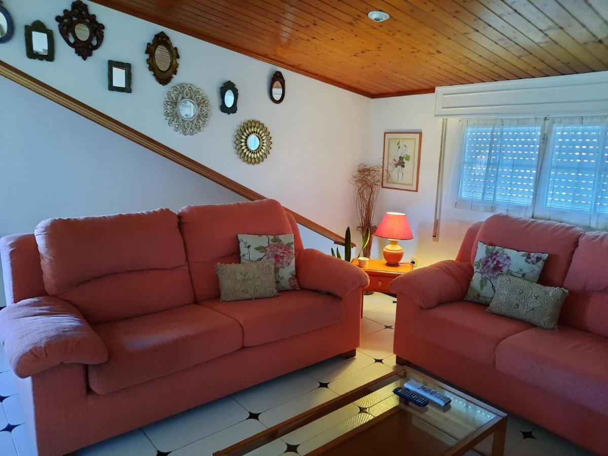 Apartamento Ático en O Grove con jardín  Exterior foto