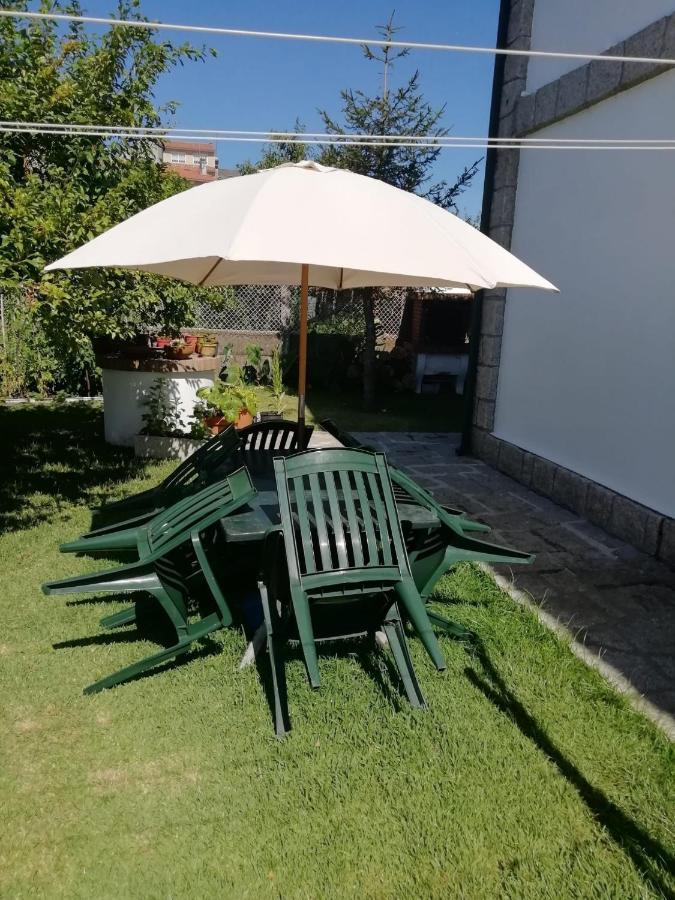 Apartamento Ático en O Grove con jardín  Exterior foto